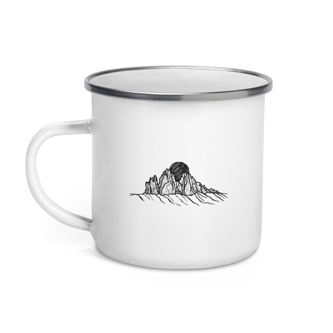 Drei Zinnen - Emaille Tasse berge wandern