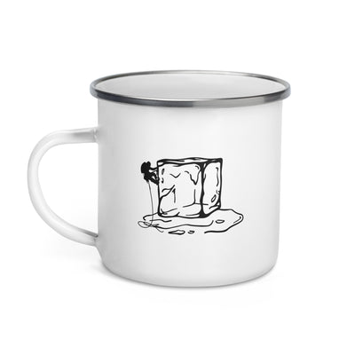 Ice - Climbing - Emaille Tasse klettern