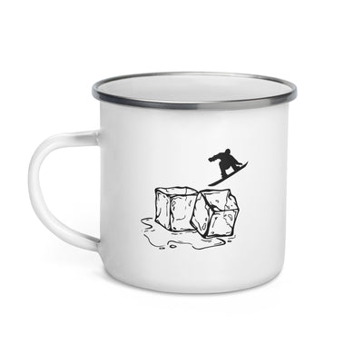 Ice - Snowboarding - Emaille Tasse snowboarden