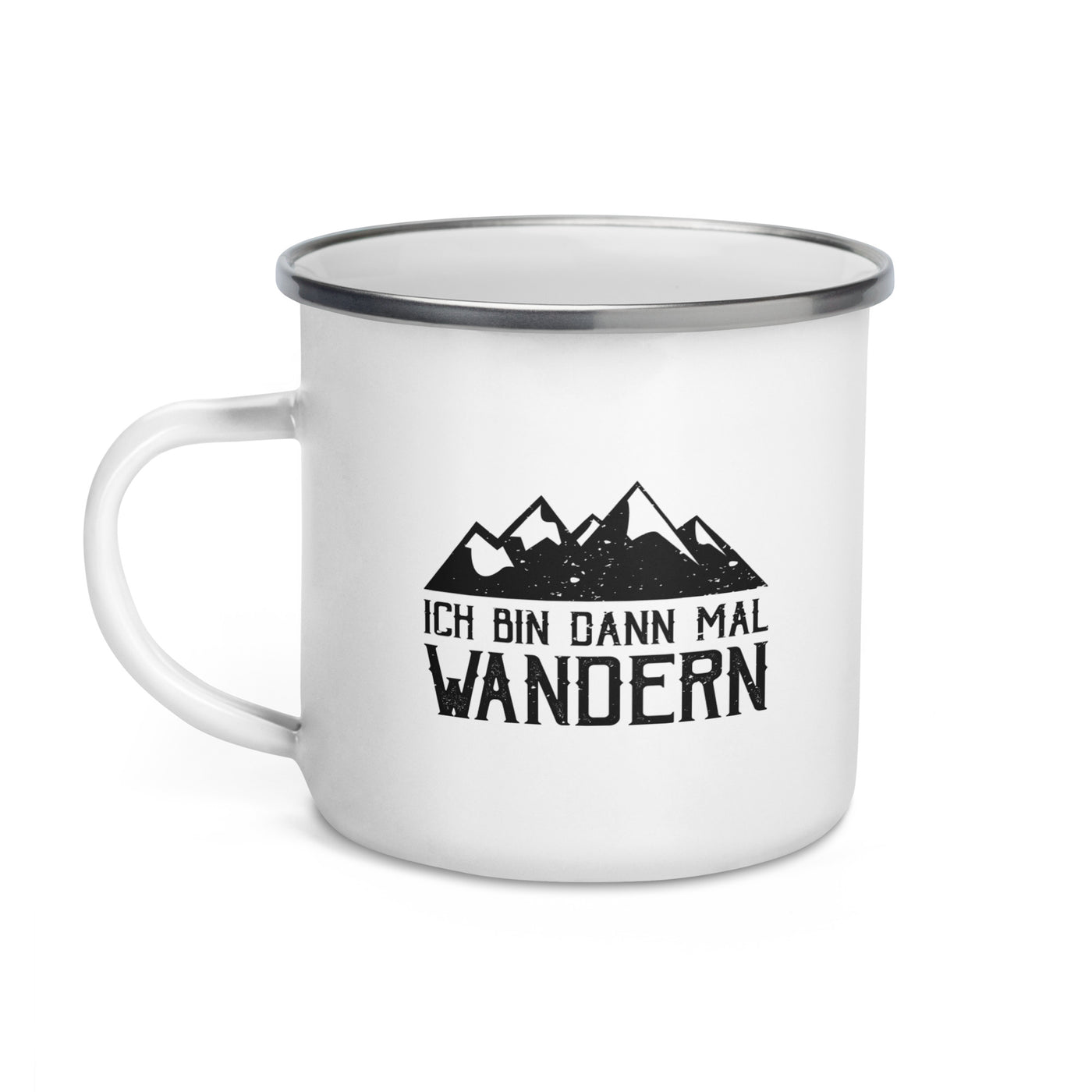 Ich Bin Dann Mal Wandern - Emaille Tasse wandern