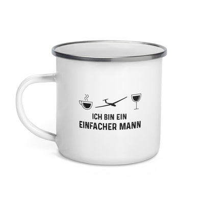 Ich Bin Ein Einfacher Mann - Emaille Tasse berge