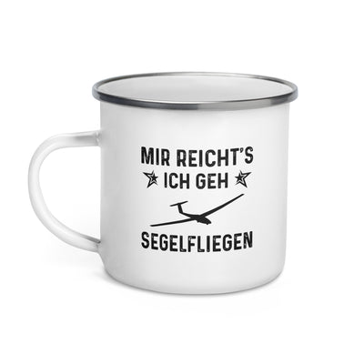 Mir Reicht'S Ich Gen Segelfliegen - Emaille Tasse berge