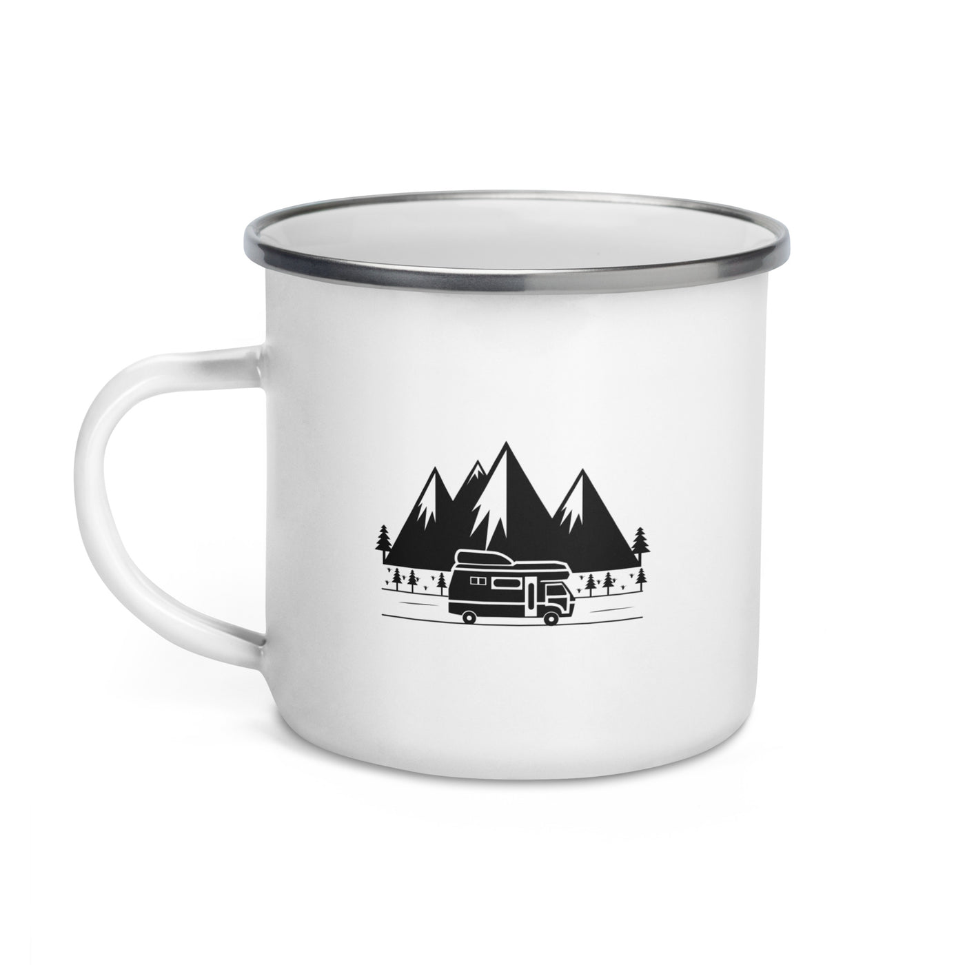 Mountain - Camping Van (14) - Emaille Tasse camping