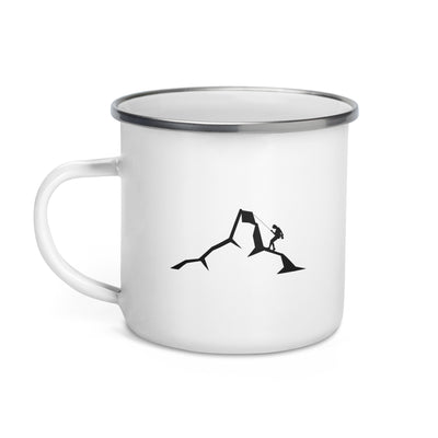 Mountain - Climbing - Emaille Tasse klettern