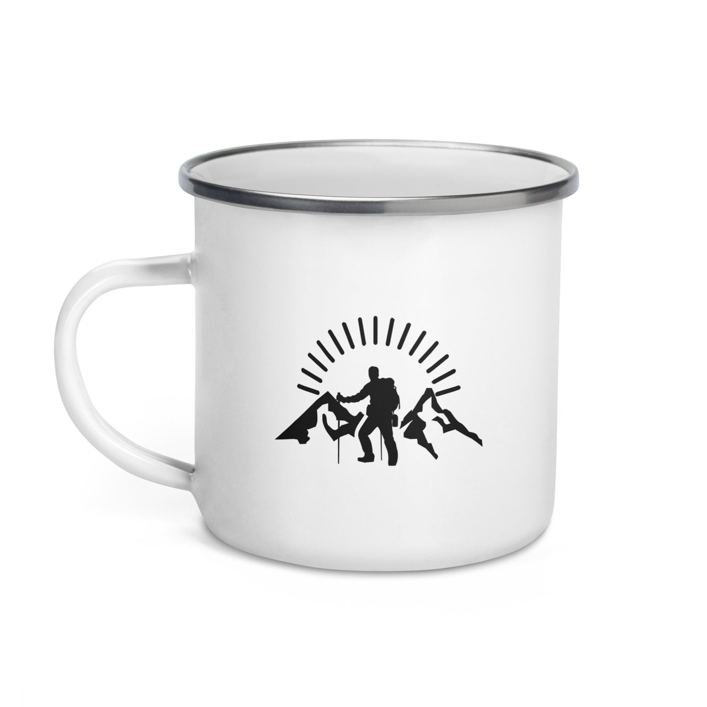 Mountain - Hiking - Emaille Tasse wandern