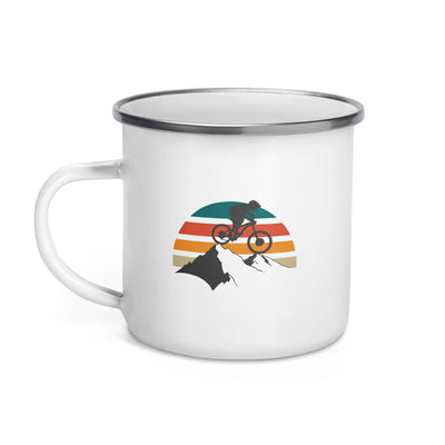 Mountainbike Vintage - Emaille Tasse mountainbike