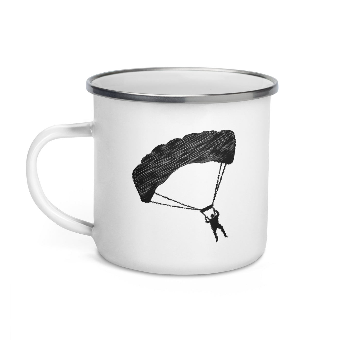 Paragliding - Emaille Tasse berge