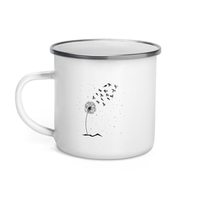 Pusteblume Radfahrer - Emaille Tasse fahrrad mountainbike