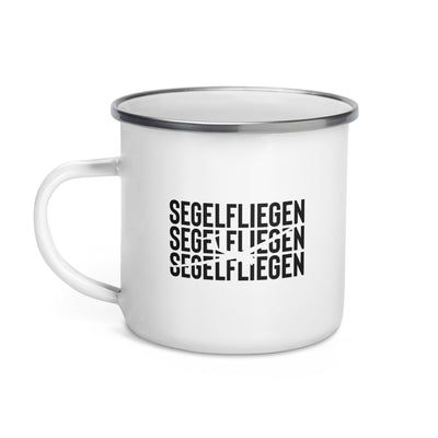 Segelfliegen - Emaille Tasse berge