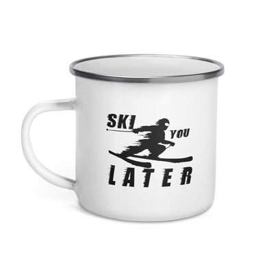 Ski You Later - Emaille Tasse ski