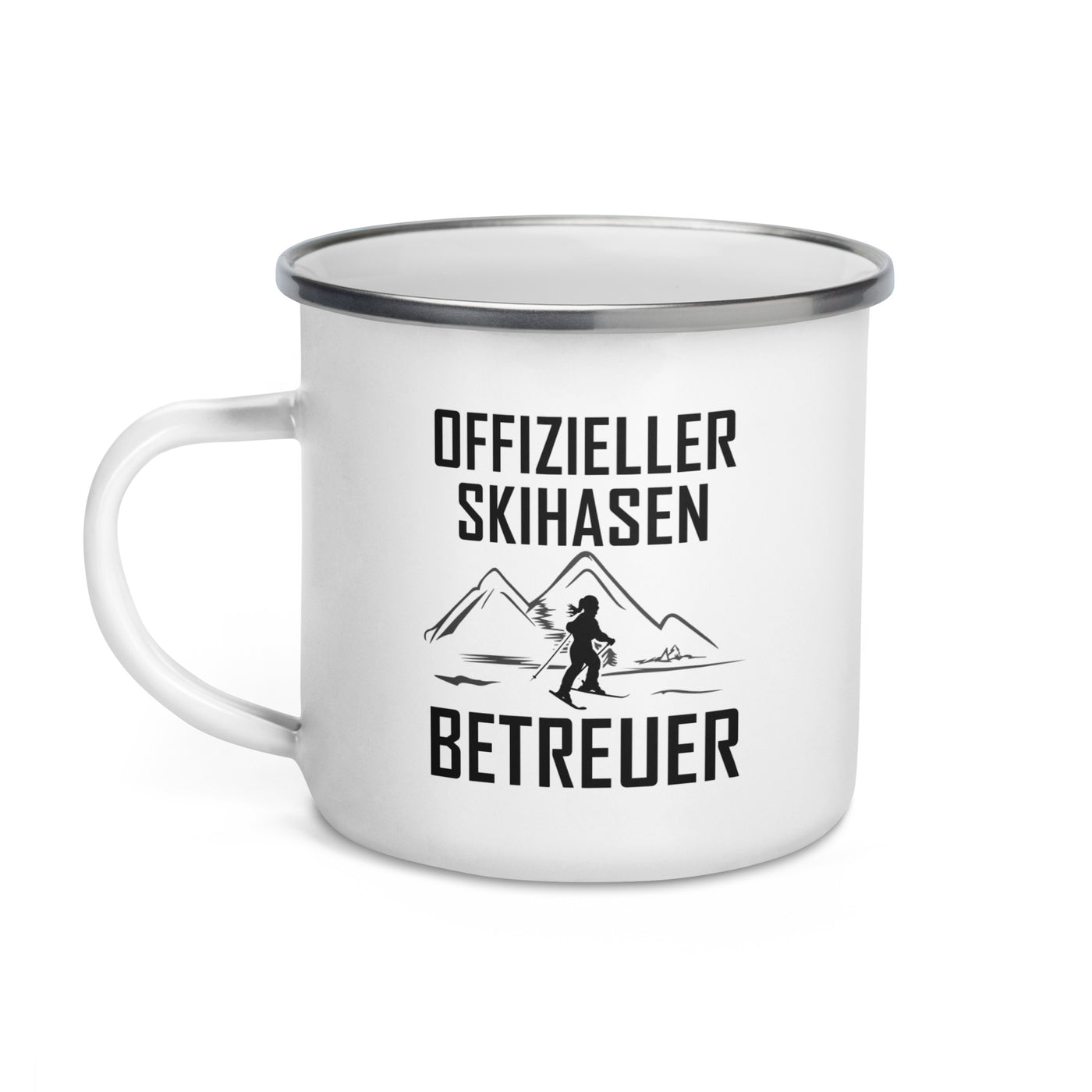 Skihasen Betreuer - Emaille Tasse ski