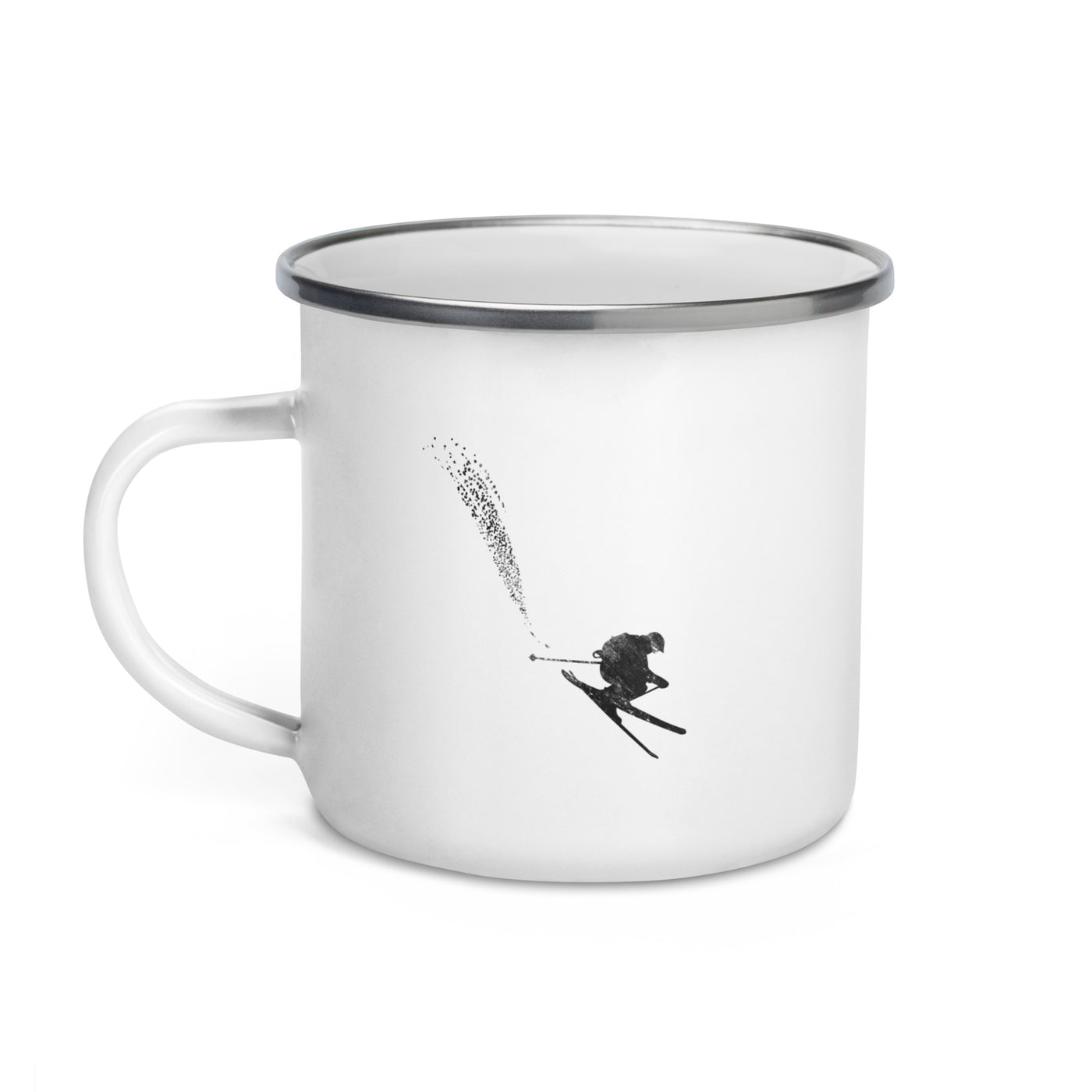 Skiing (17) - Emaille Tasse ski