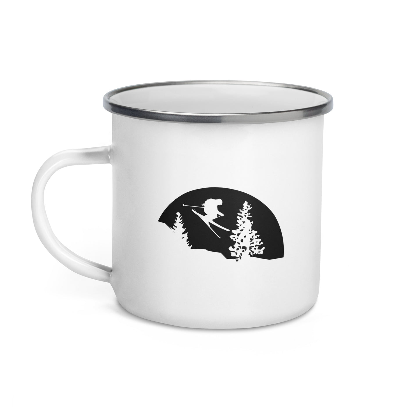 Skiing (46) - Emaille Tasse ski