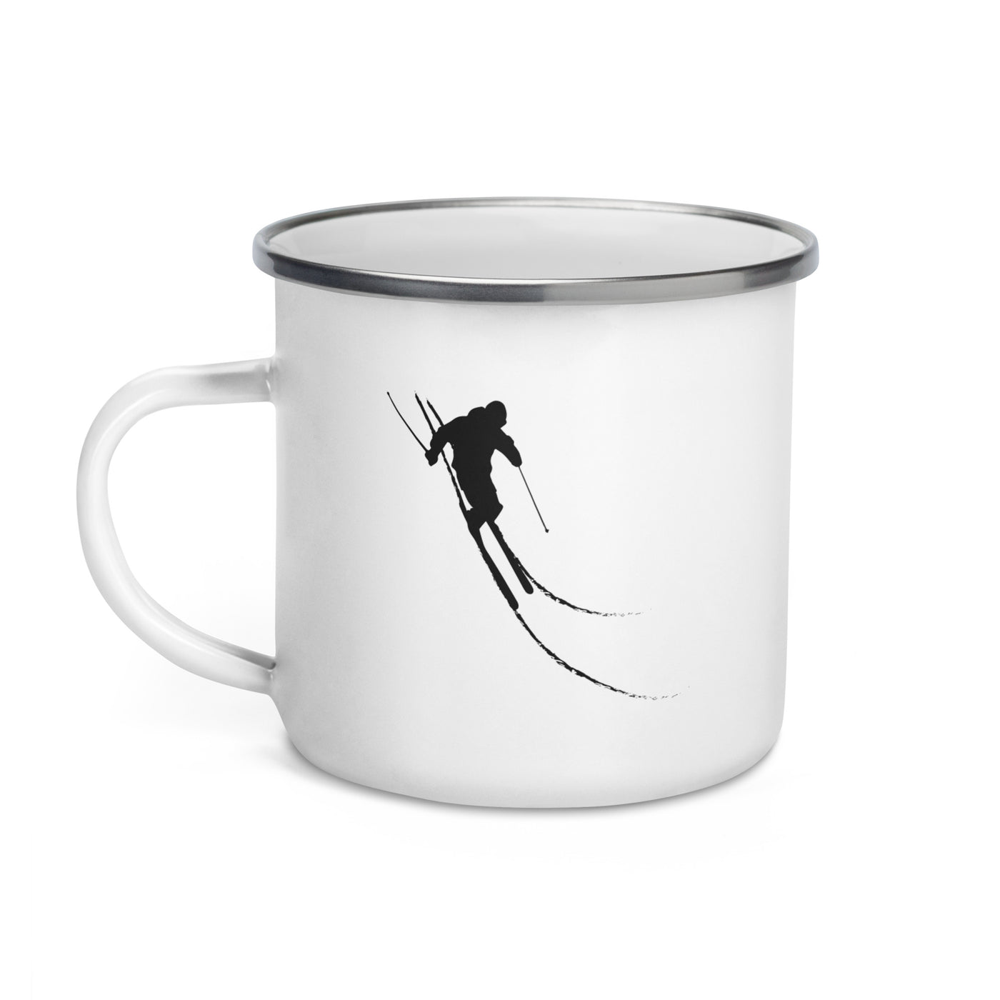 Skiing (52) - Emaille Tasse ski