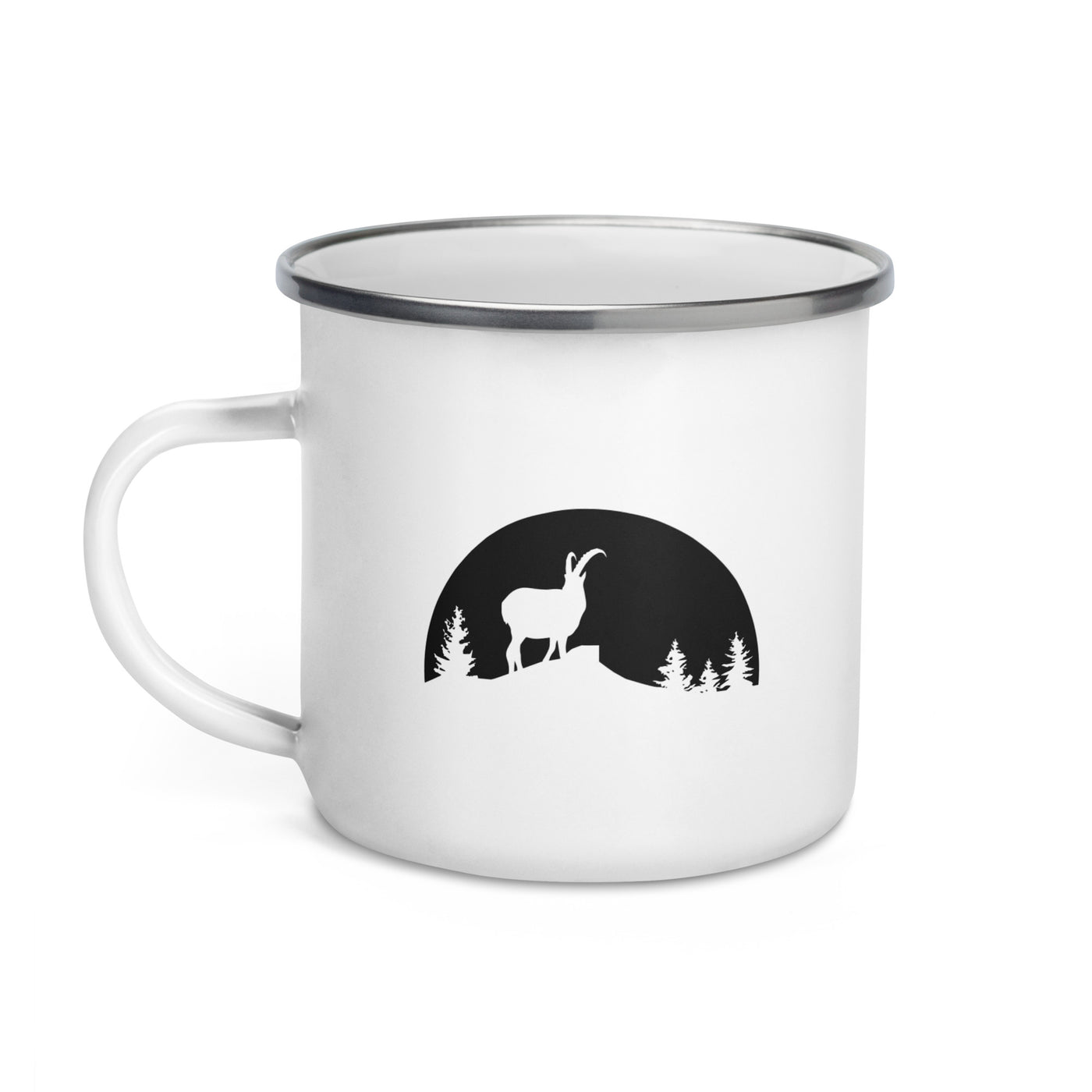 Sun - Goat - Emaille Tasse berge