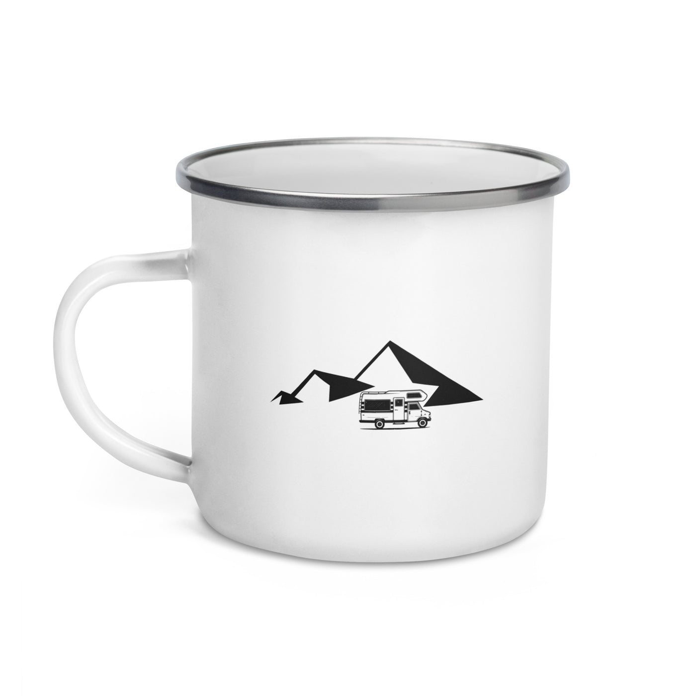 Mountain - Camping Van - Emaille Tasse camping