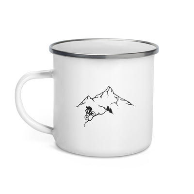 Mountain - Mountaingbiking - Emaille Tasse mountainbike