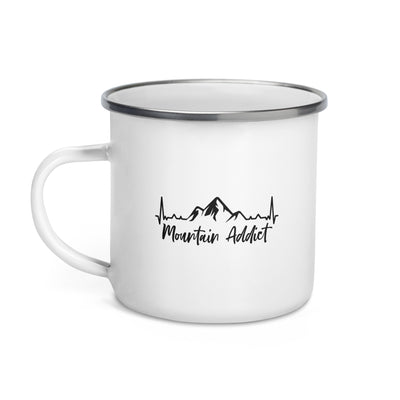 Mountain Addict 1 - Emaille Tasse berge