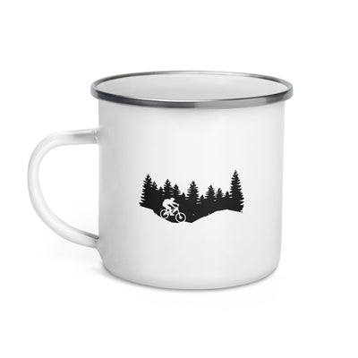 Trees - Cycling (9) - Emaille Tasse fahrrad