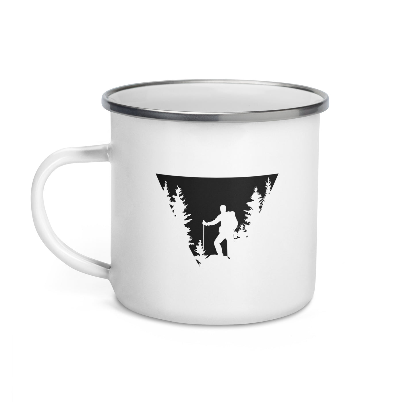 Triangle - Hiking - Emaille Tasse wandern