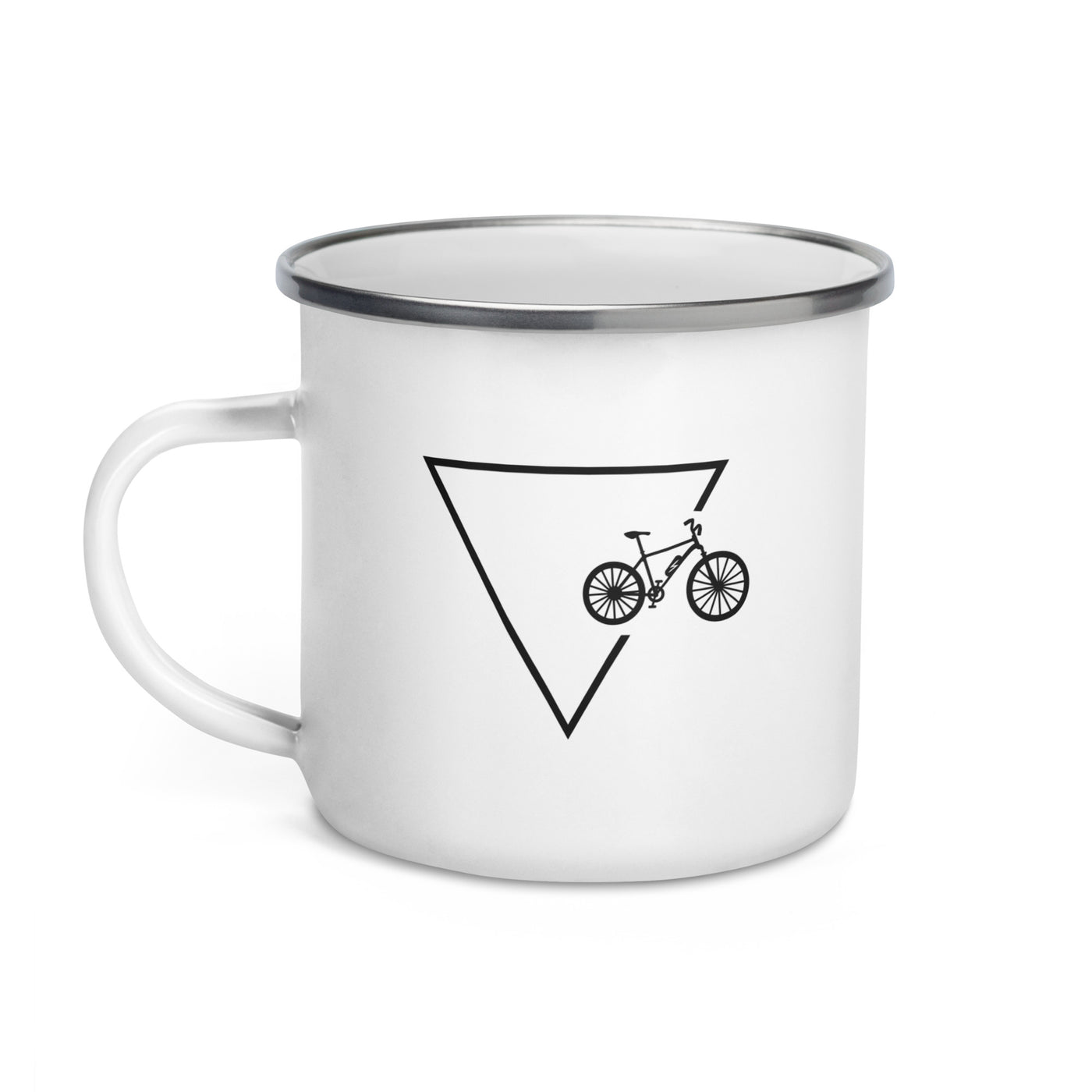 Triangle 1 And Ebike - Emaille Tasse e-bike