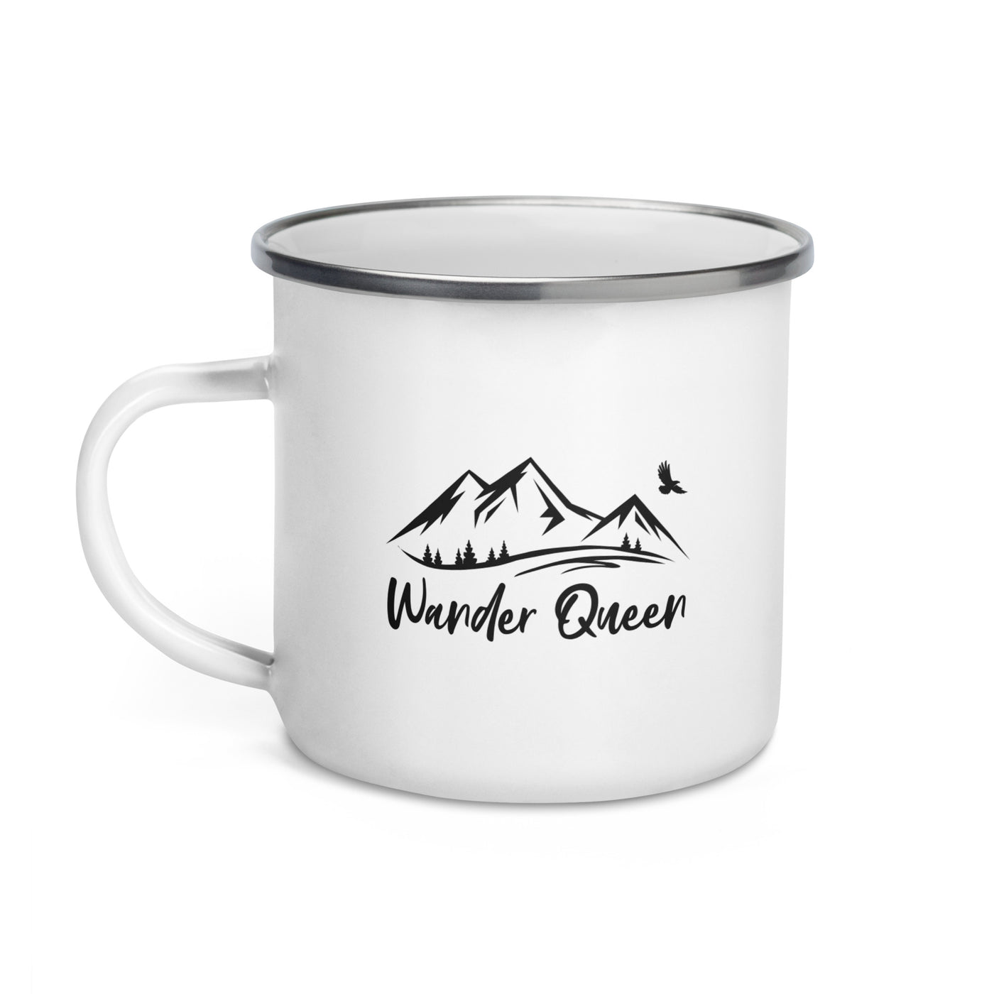 Wander Queen - Emaille Tasse berge