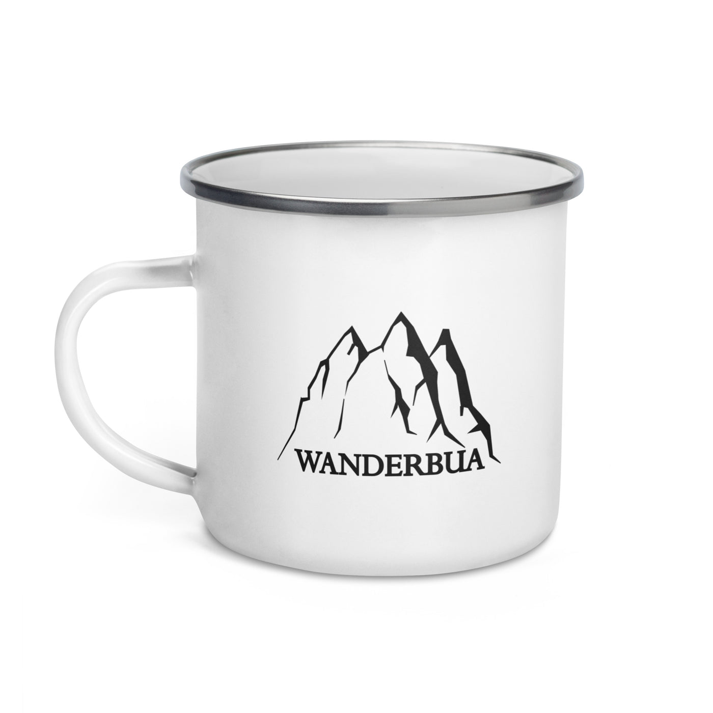 Wanderbua - Emaille Tasse wandern