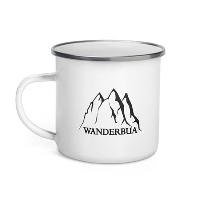 Wanderbua - Emaille Tasse wandern