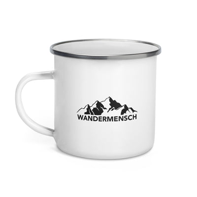 Wandermensch - Emaille Tasse berge