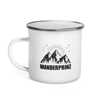 Wanderprinz - Emaille Tasse berge