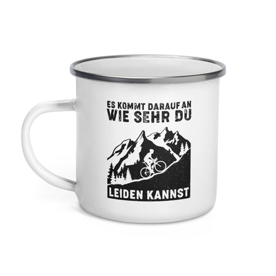 Wie Sehr Du Leiden Kannst - Emaille Tasse fahrrad mountainbike