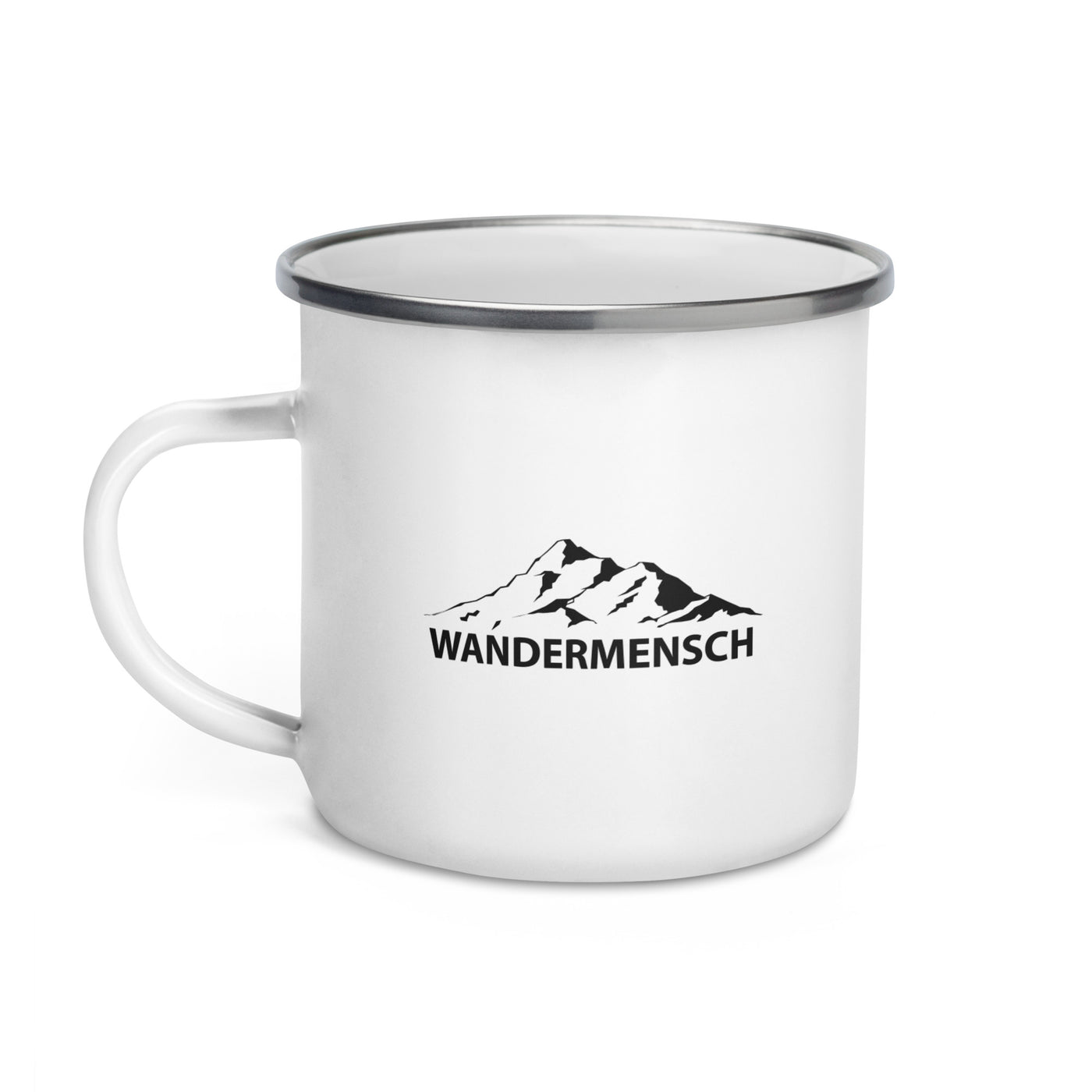 Wandermensch - Emaille Tasse berge