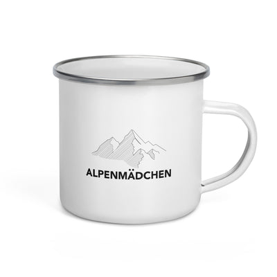 Alpenmadchen - Emaille Tasse berge Default Title