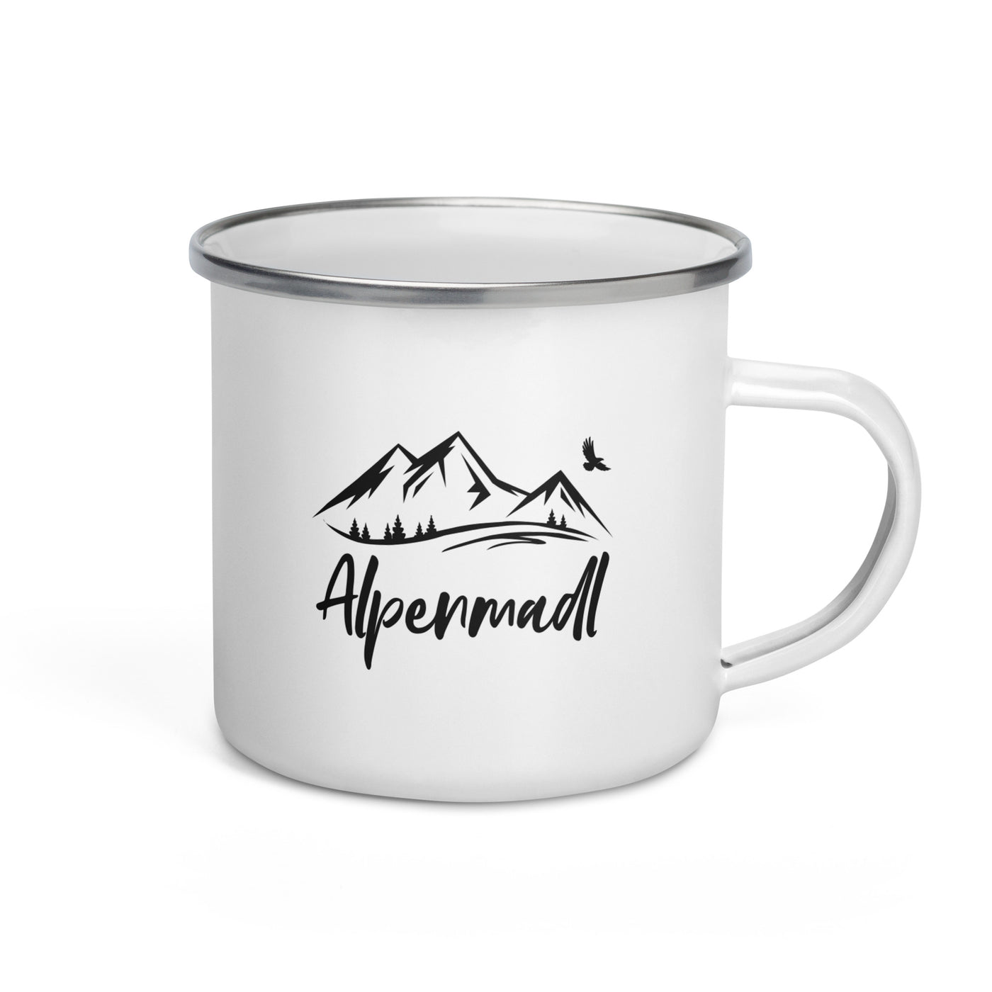 Alpenmadl - Emaille Tasse berge Default Title