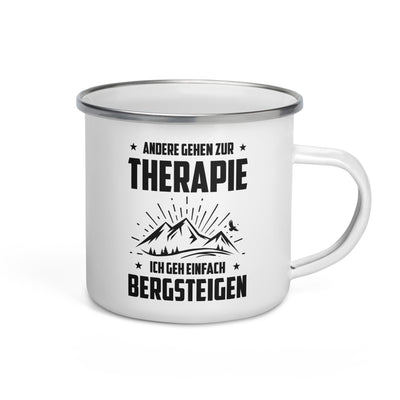 Andere Gehen Zur Therapie Ich Gen Einfach Bergsteigen - Emaille Tasse berge Default Title