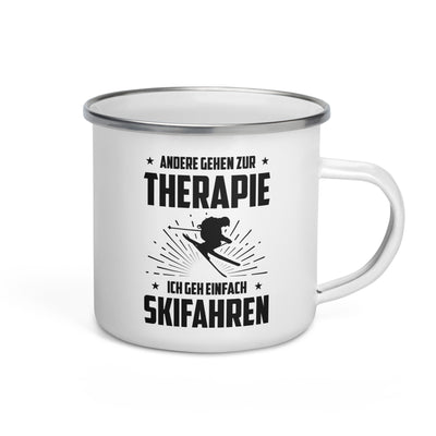 Andere Gehen Zur Therapie Ich Gen Einfach Skifahren - Emaille Tasse ski Default Title