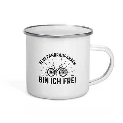 Beim Fahrradfahren Bin Ich Frei - Emaille Tasse fahrrad Default Title