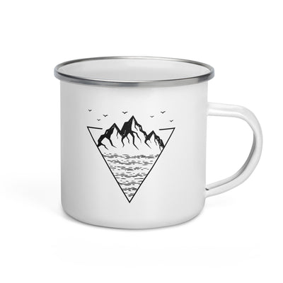 Berg Geometrisch - Emaille Tasse berge Default Title