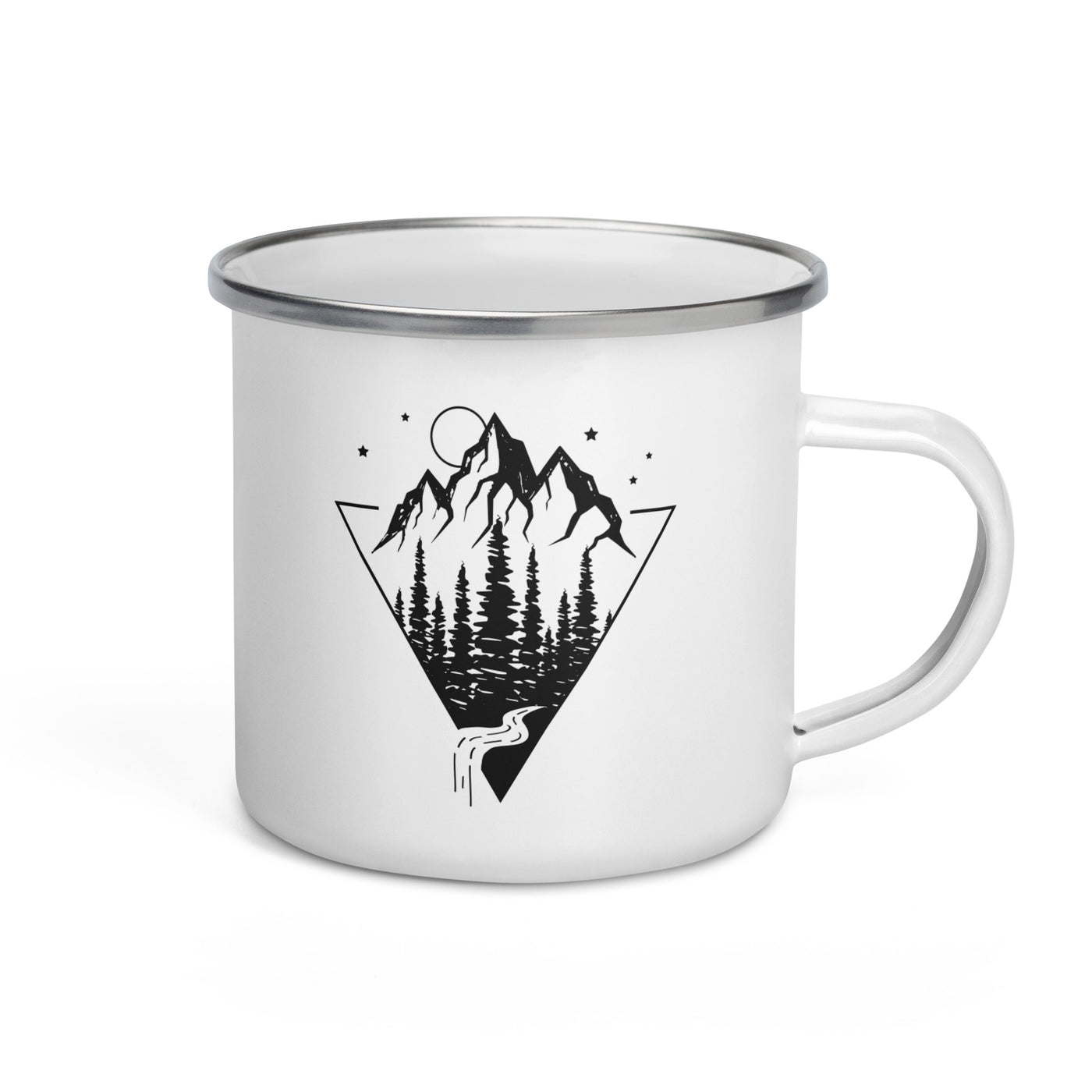 Berge Geometrisch - Emaille Tasse berge Default Title