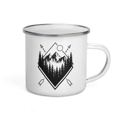 Berglandschaft Geometrisch - Emaille Tasse berge Default Title