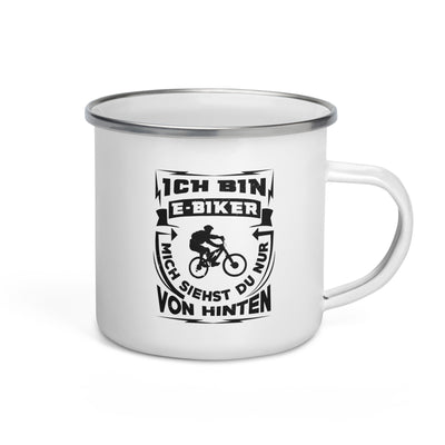 Bin Ein E-Biker - Siehst Mich Von Hinten - Emaille Tasse e-bike Default Title