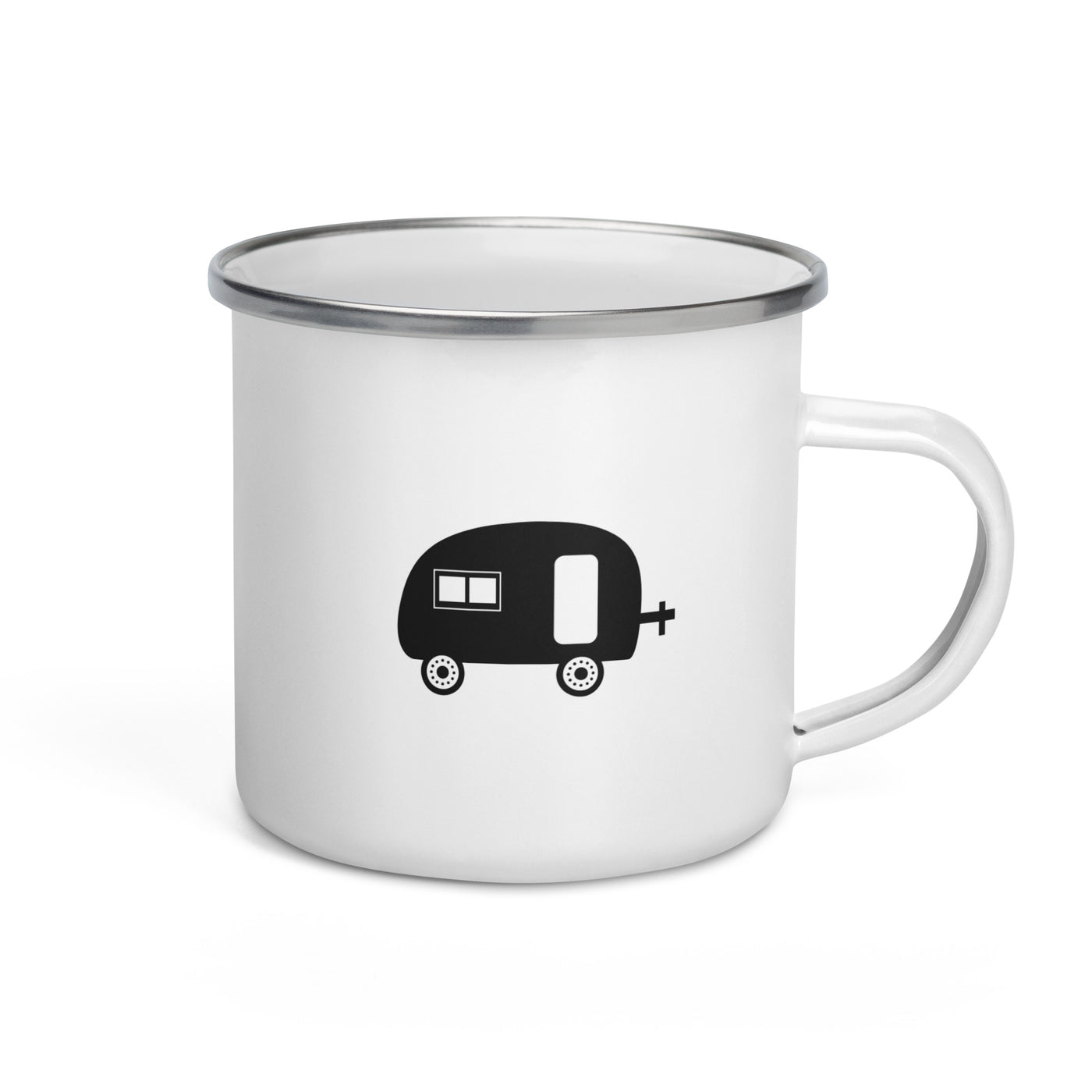 Camping Caravan - Emaille Tasse camping Default Title