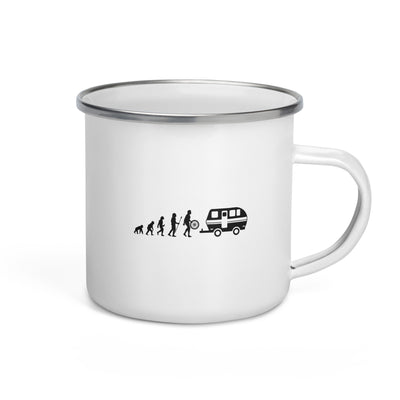 Camping Evolution - Emaille Tasse camping Default Title