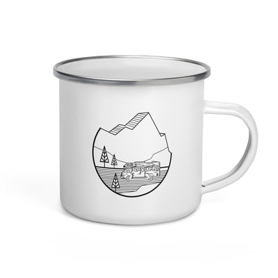 Camping Van - Emaille Tasse camping Default Title