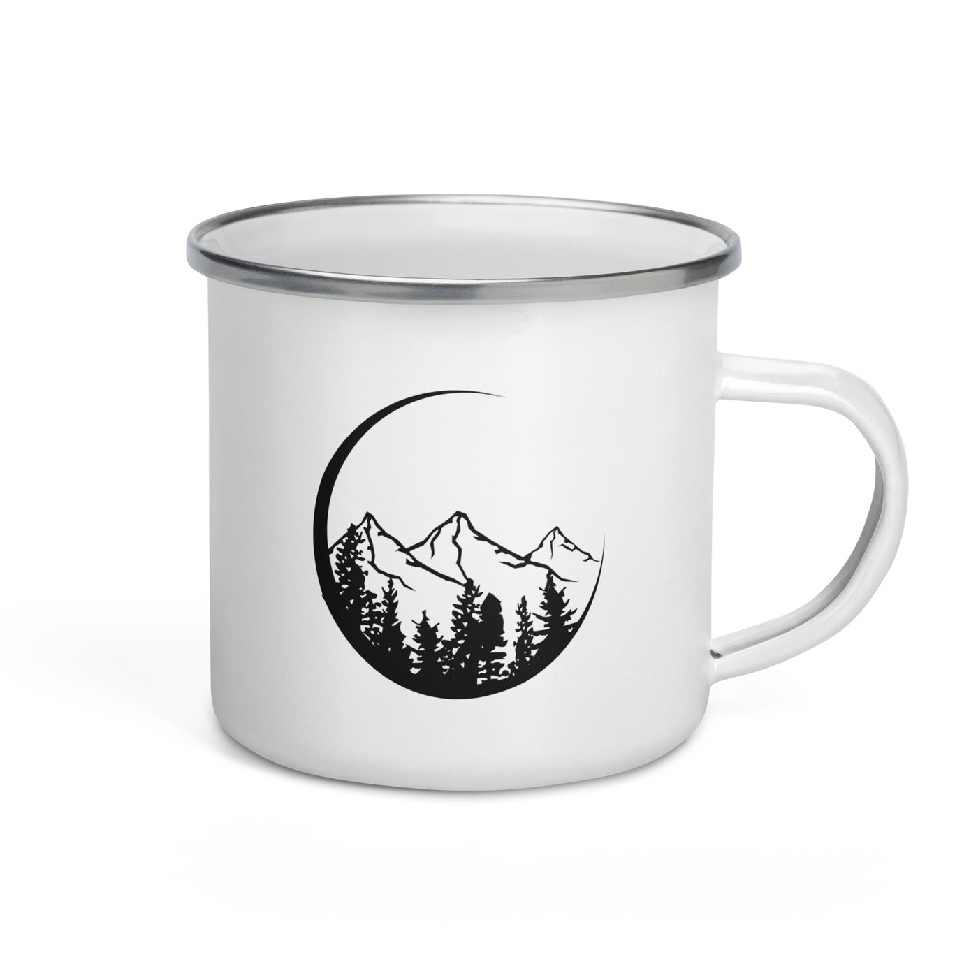 Circle - Mountain - Emaille Tasse berge Default Title