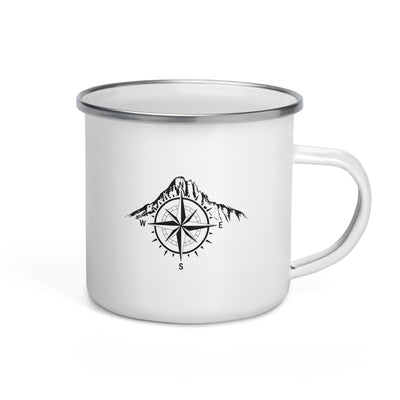 Compass - Mountain - Emaille Tasse berge Default Title