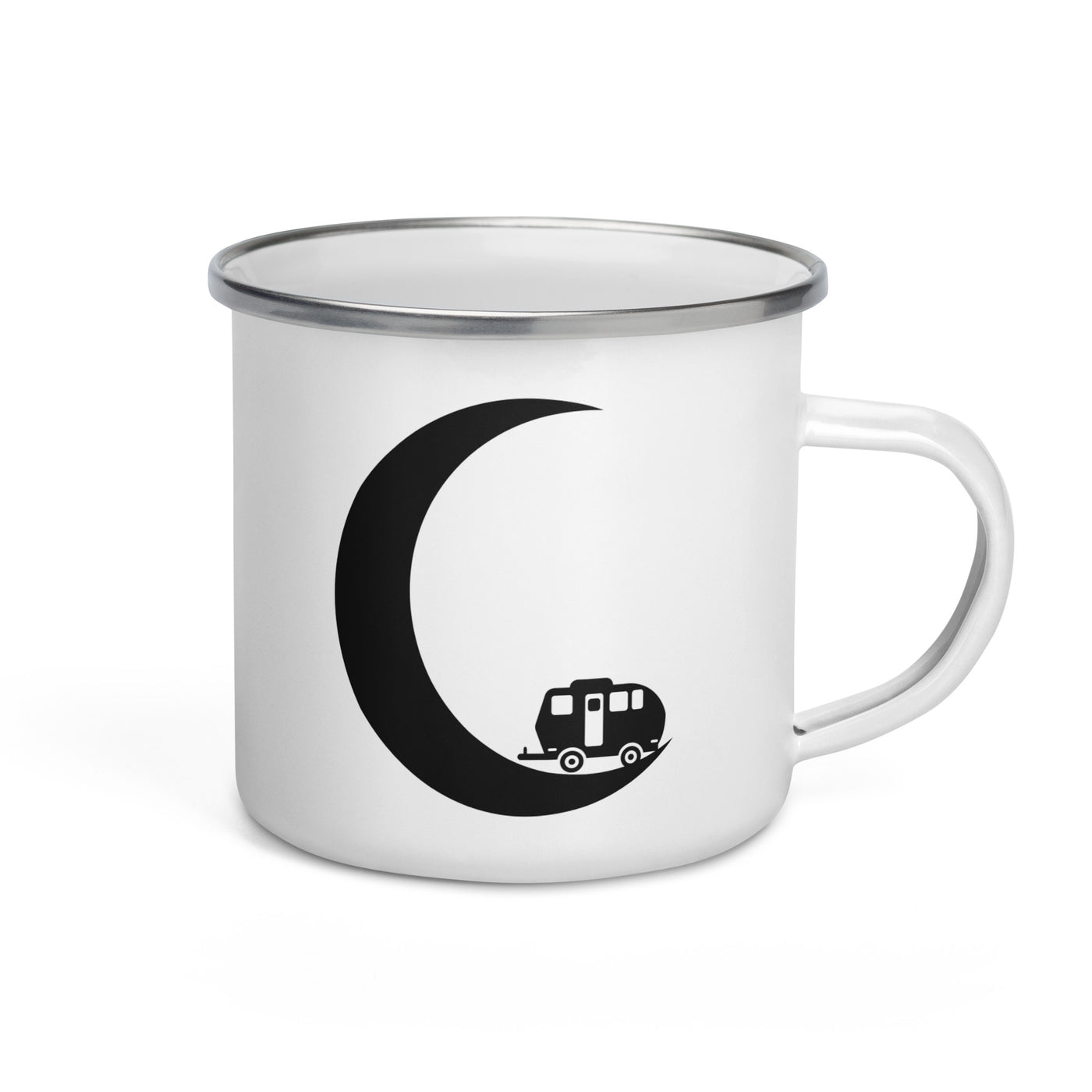 Crescent Moon - Camping Caravan - Emaille Tasse camping Default Title