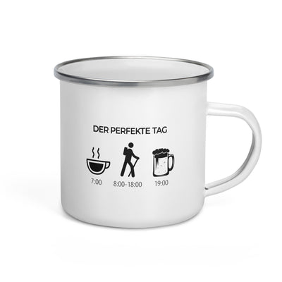 Der Perfekte Tag - Emaille Tasse wandern Default Title