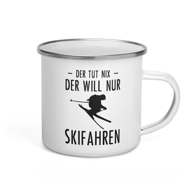 Der Tut Nix Der Will Nur Skifahren - Emaille Tasse ski Default Title