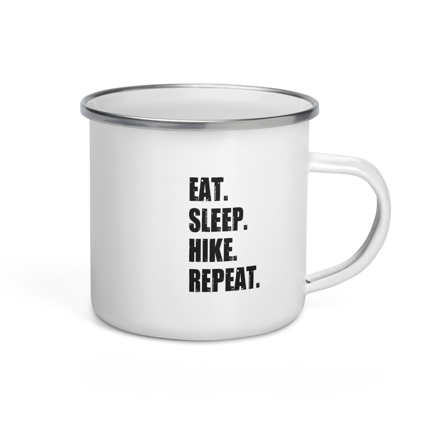 Eat Sleep Hike Repeat - Emaille Tasse wandern Default Title